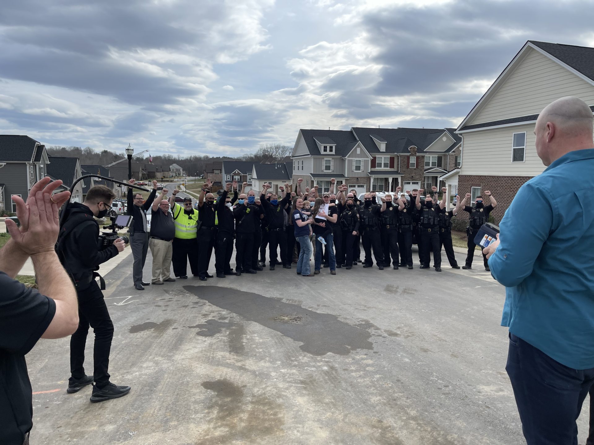 Operation Finally Home Groundbreaking Event Nichols Vale Middle